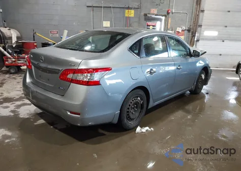 2014 Nissan Sentra Fe+ S/Fe+ Sv/S/Sl/Sr/Sv z USA, uszkodzony, nr VIN 3N1AB7AP6EY219225